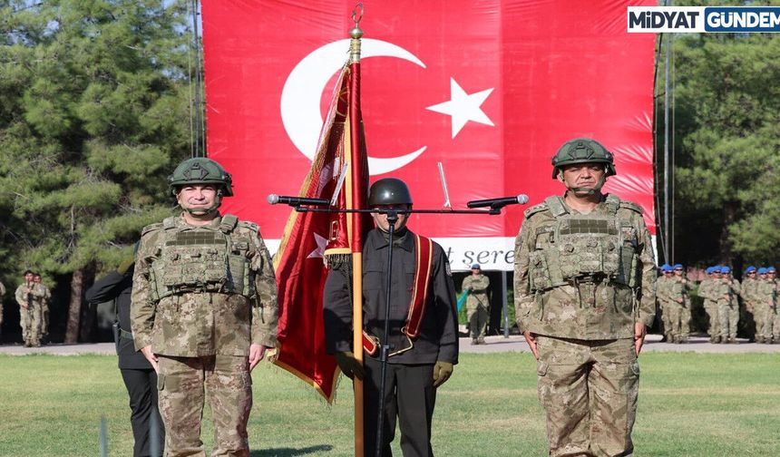 70’inci Mekanize Piyade Tugayında Sancak ve Komuta Değişimi