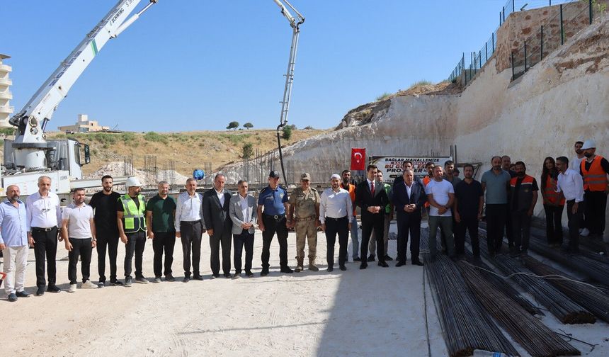 Bağlar Mahallesi’nde Çok Amaçlı Sosyal Tesisin Temeli Atıldı