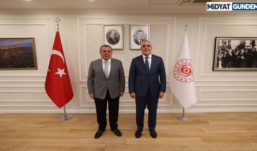 Başkan Veysi Şahin’den Bakan Vedat Işıkhan’a Ziyaret