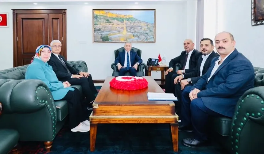 Mardin Engelliler Derneği'nden Vali Akkoyun'a ziyaret
