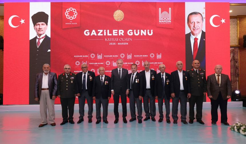 Mardin’de Kahraman Gaziler ve Aileleri Onuruna Program Düzenlendi