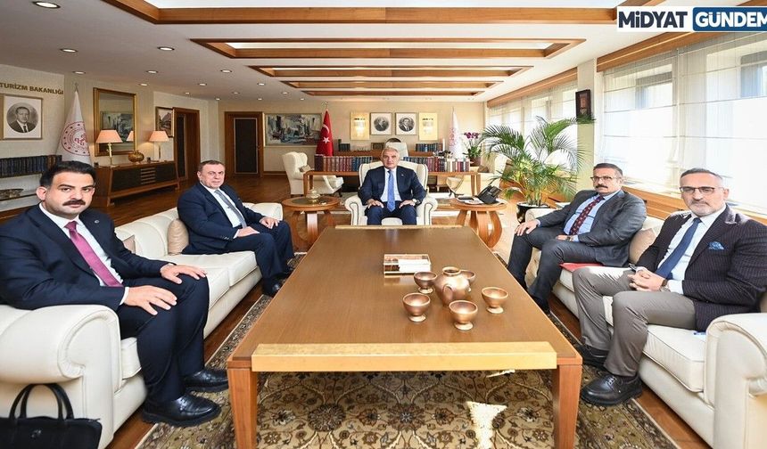 Başkan Şahin’den Bakan Ersoy’a Ziyaret