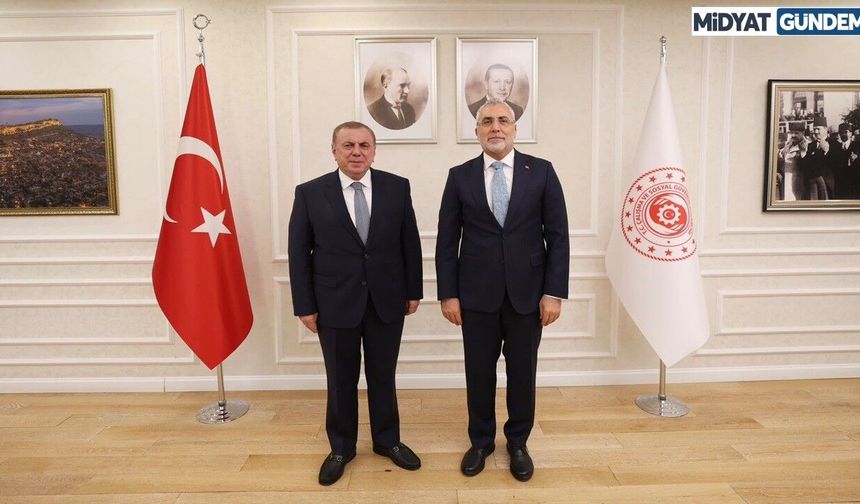 Başkan Şahin’in Ankara Temasları Sürüyor: Midyat’ın Projeleri Masaya Yatırıldı