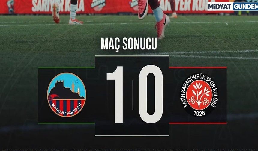 Mardin 1969 Spor’dan Kritik Galibiyet: Karagümrük’ü 1-0 Yendi
