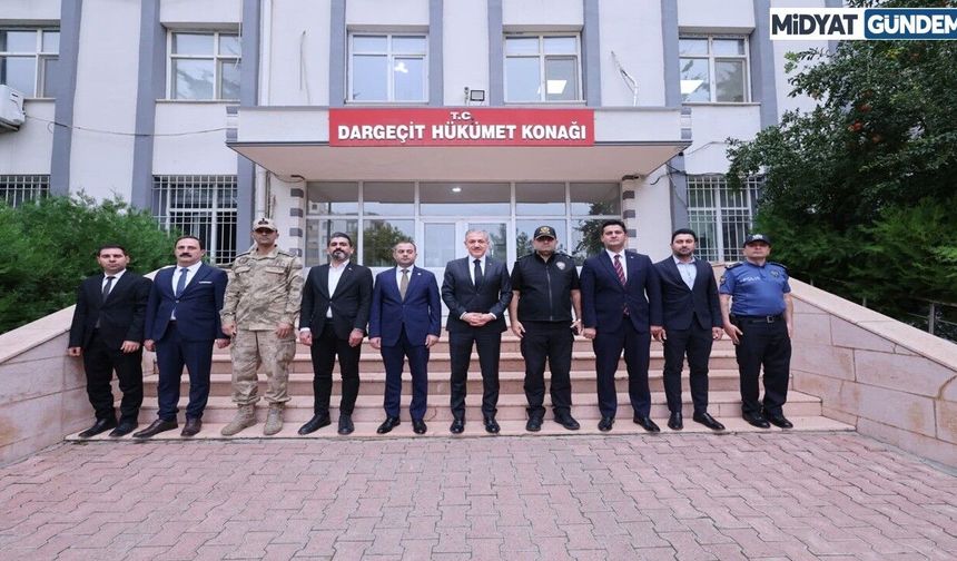 Mardin Valisi Tuncay Akkoyun, Dargeçit ilçesinde ziyaretler bulundu