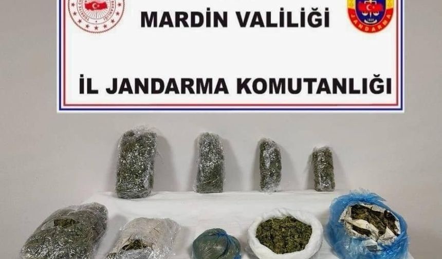 Mardin'de Jandarmadan Zehir Tacirlerine Darbe 9 Tutuklama