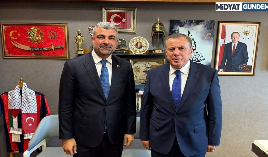 Midyat Belediye Başkanı Veysi Şahin’den Milletvekili Faruk Kılıç’a Ziyaret