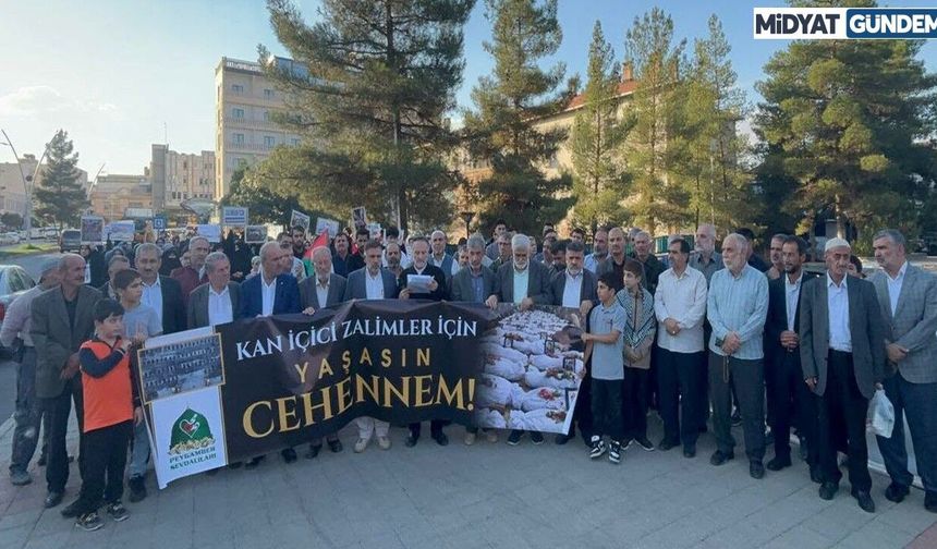 Midyat’ta Aksa Tufanı’nın Yıl Dönümünde Gazze’ye Destek Açıklaması