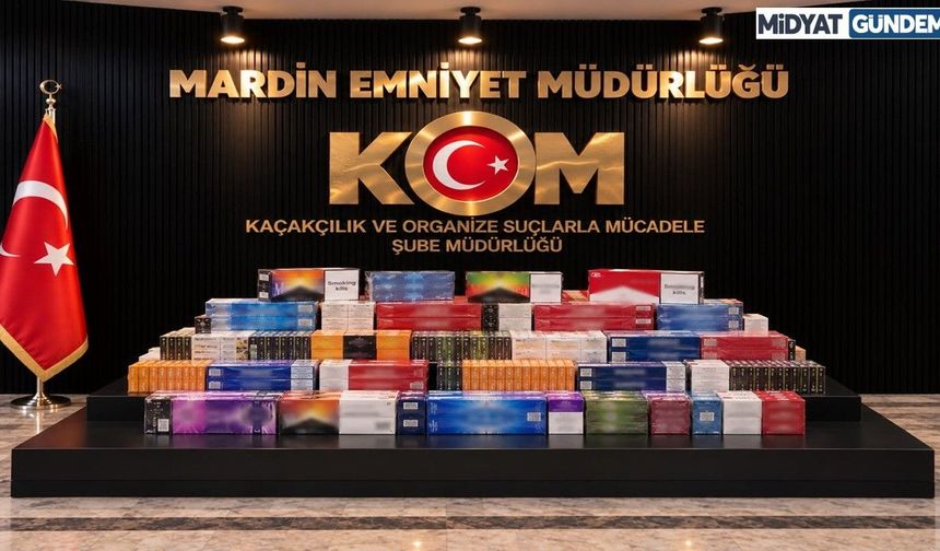 Nusaybin’de Kaçak Sigara Operasyonu