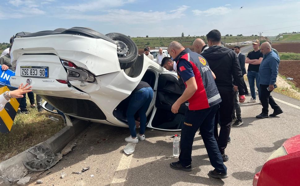 Midyat'ta trafik kazası: 2 yaralı