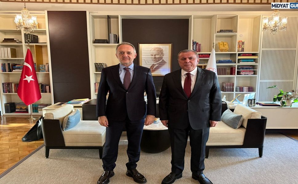 Midyat Belediye Başkanı Veysi Şahin Ankara’da Temaslarda Bulundu