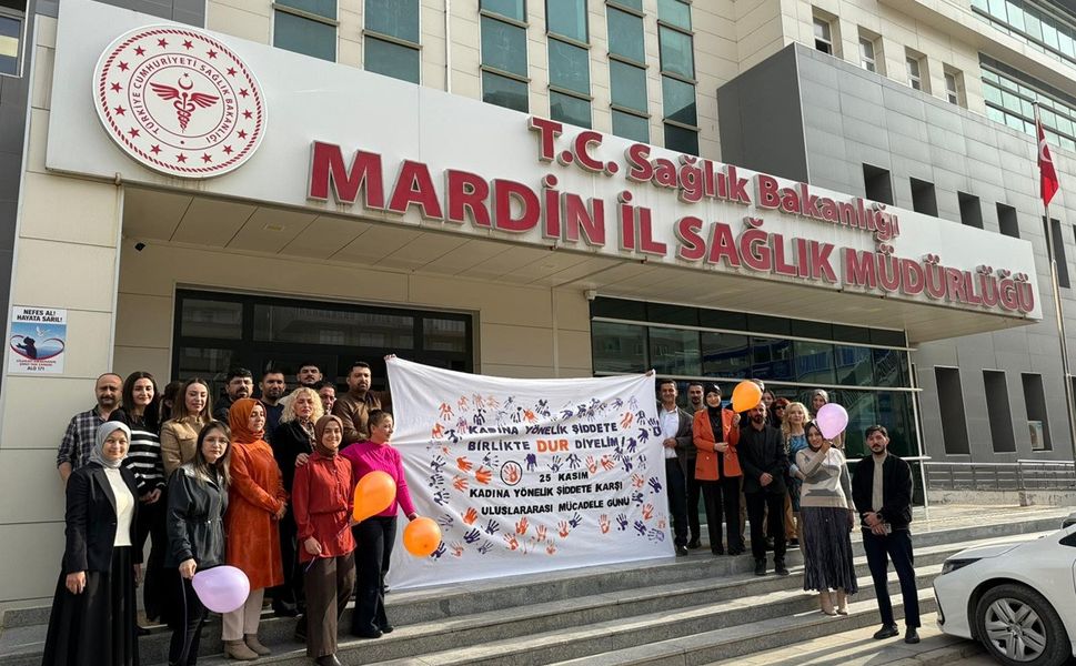Mardin İl Sağlık Müdürlüğü'nden 25 Kasım Farkındalığı: Şiddete Karşı Birliktelik Vurgusu