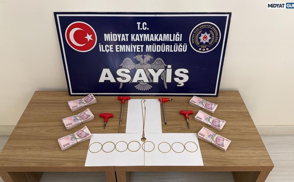 Midyat'ta Evden Hırsızlık Operasyonu