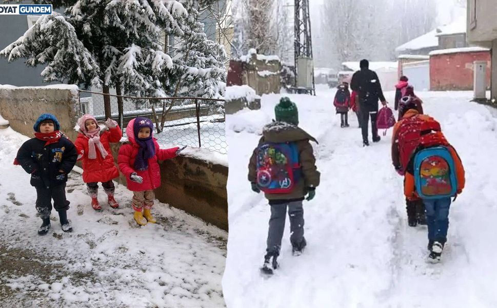 Mardin'e Kar Geliyor: Eğitime Ara Verildi, Özel Durumdaki Kamu Personeli İdari İzinli
