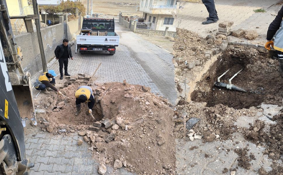Midyat'ta Su Arızası Giderildi: MARSU Ekipleri Çözdü
