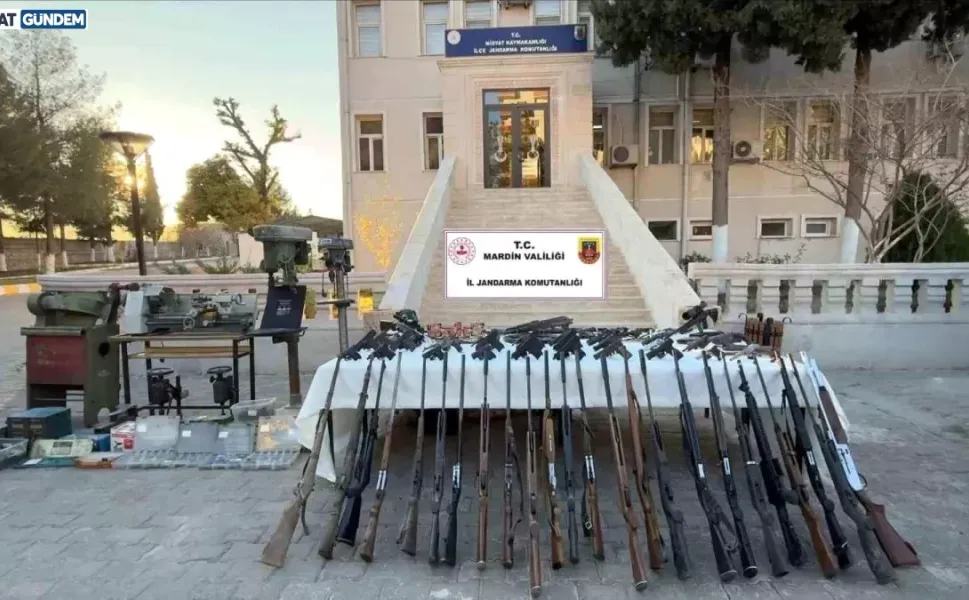 Midyat'ta Jandarma'dan Silah İmalathanesine Darbe