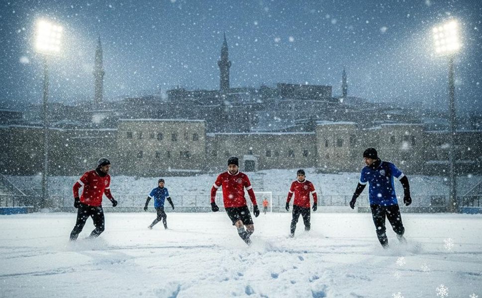 Mardin'de Futbola Kar Engeli: Amatör Ligler Ertelendi!