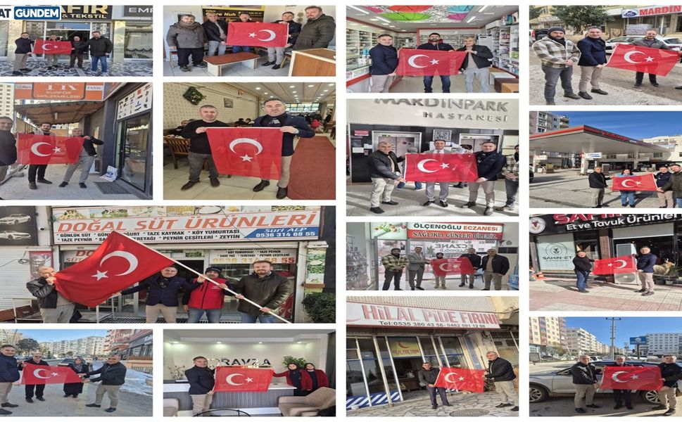 Mardin’de Bayrak Hassasiyeti: Türkiye Kamu-Sen’den Anlamlı Tepki