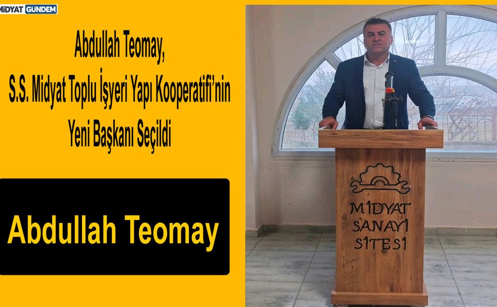 Midyat Sanayi Sitesi Kooperatifi’nde Bayrak Değişimi