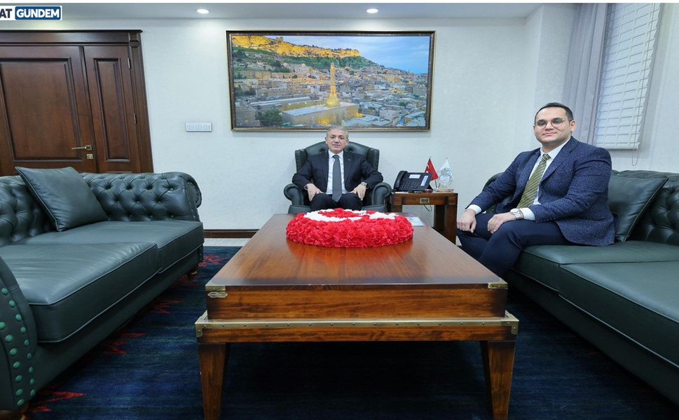 Midyat Devlet Hastanesi Başhekimi Burak Peköz’den Vali Akkoyun’a Ziyaret