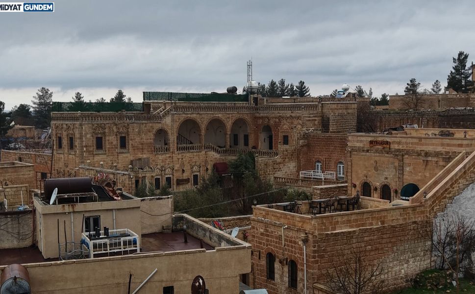 Midyat Ulucami Mahallesi Havadan Görüntülendi | Tarihi Konaklar Drone Çekimi