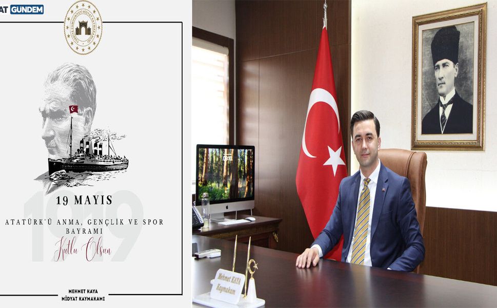 Kaymakam Kaya'dan 19 Mayıs Mesajı
