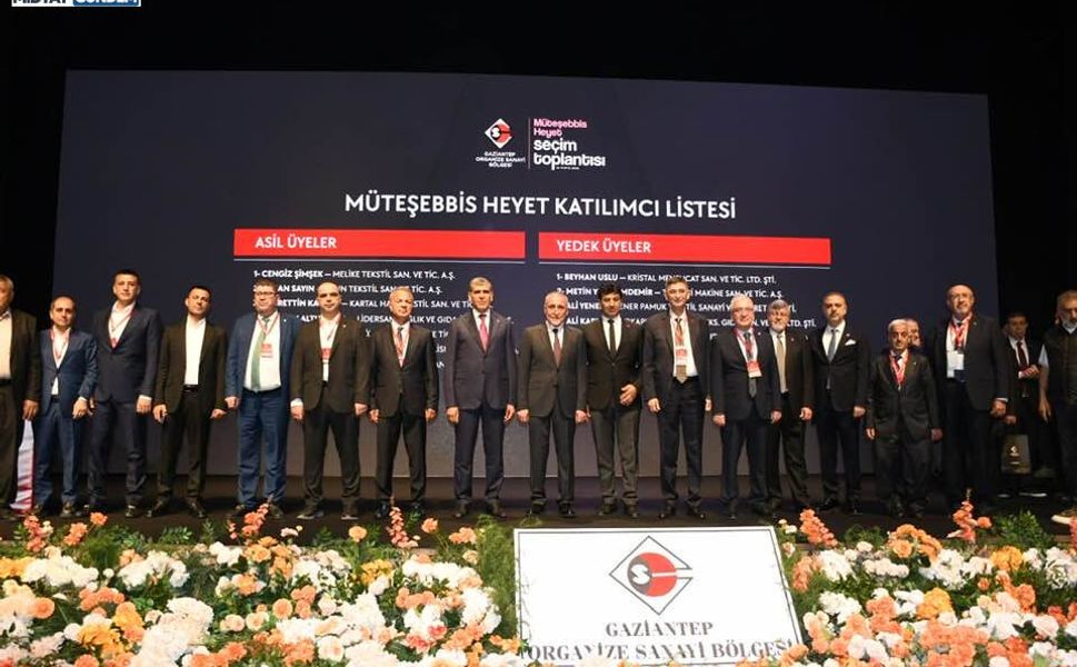 GAZİANTEP OSB’DE YENİ DÖNEM: SANAYİNİN “A TAKIMI” GÖREVDE