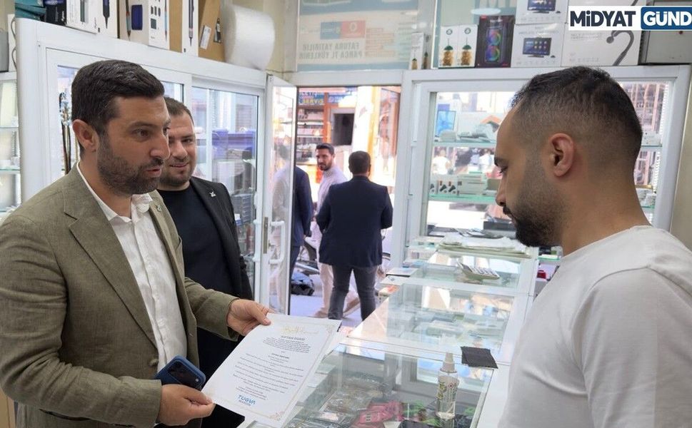 TÜGVA’dan Nusaybin Esnafına Anlamlı Ziyaret: Siftah Duaları Takdim Edildi