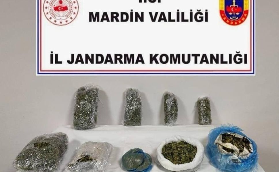 Mardin'de Jandarmadan Zehir Tacirlerine Darbe 9 Tutuklama