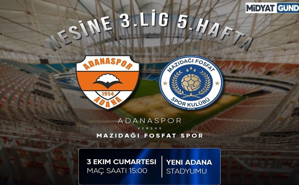 Mazıdağı Fosfatspor Adanaspor Maçına Hazır