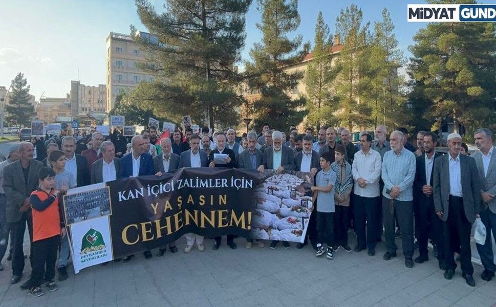 Midyat’ta Aksa Tufanı’nın Yıl Dönümünde Gazze’ye Destek Açıklaması