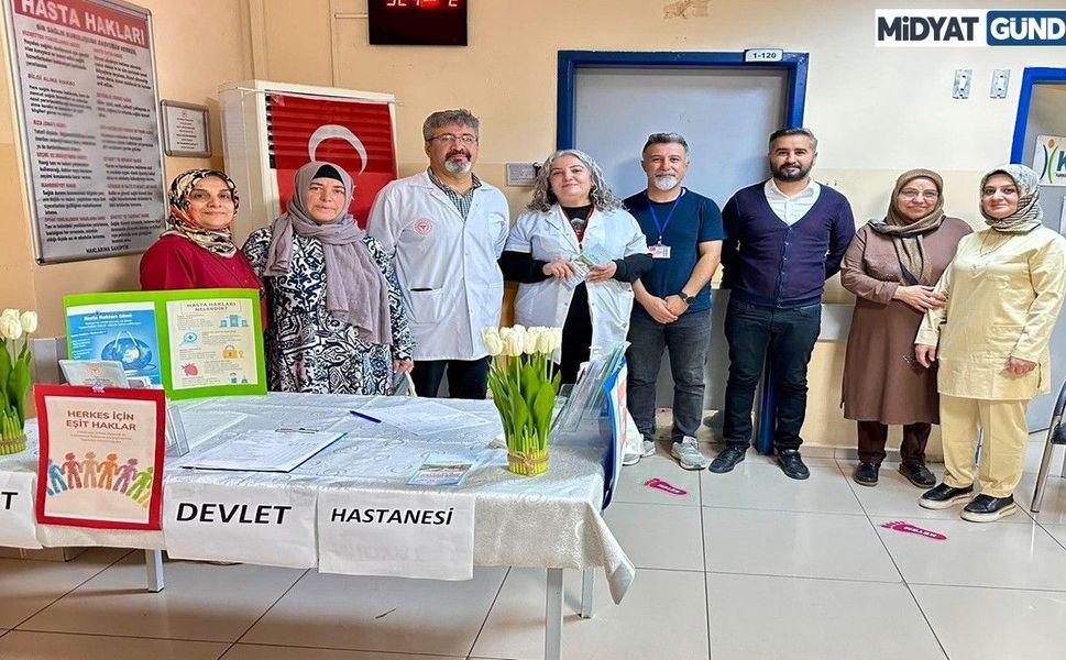 Midyat'ta Hastanede Hasta Hakları Günü Etkinliği