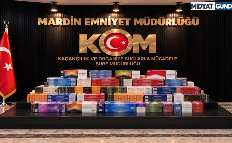 Nusaybin’de Kaçak Sigara Operasyonu