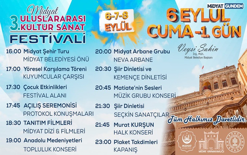 3.Uluslararası Midyat Kültür Ve Sanat Festivali