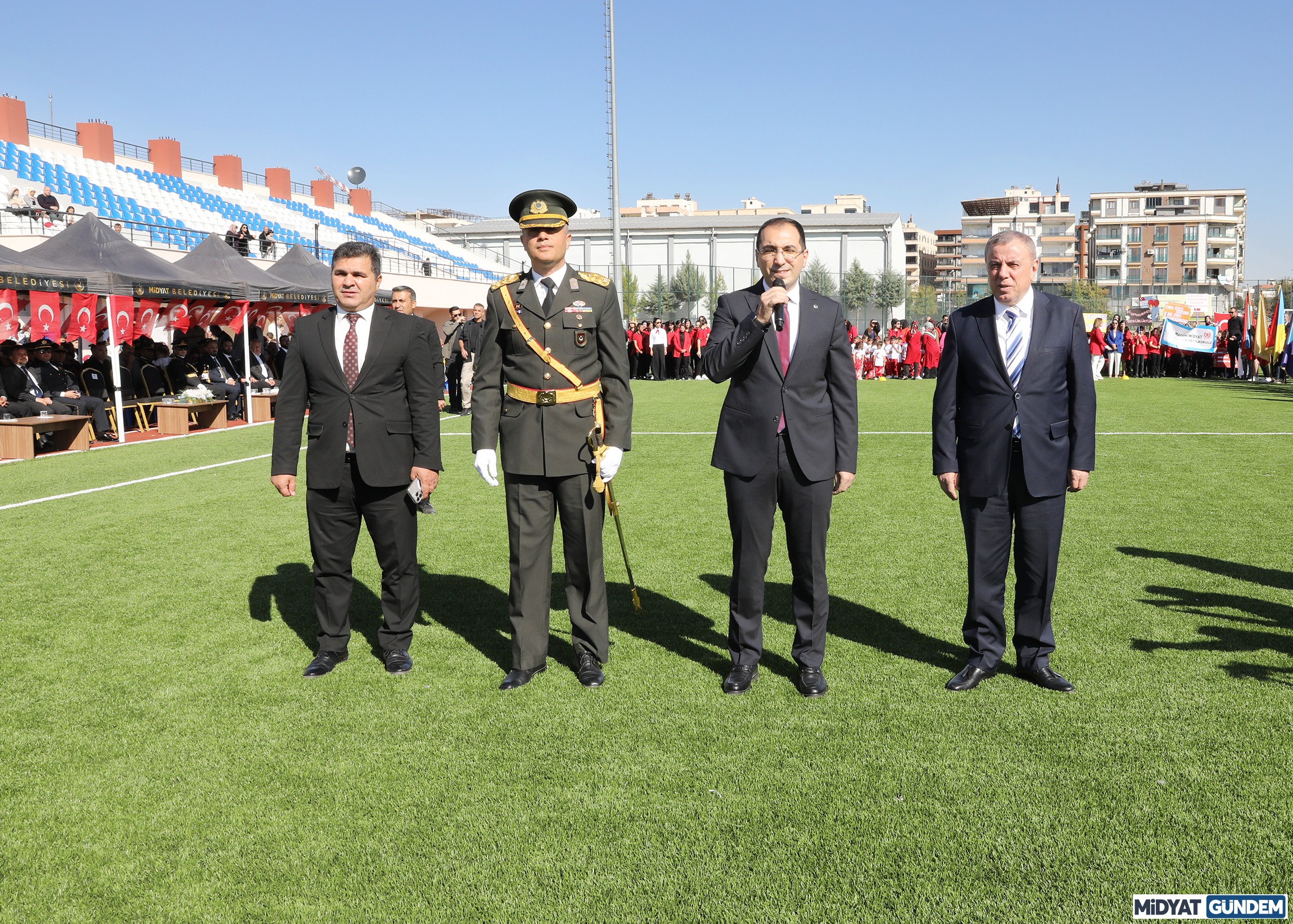 Midyat'ta 29 Ekim Cumhuriyet Bayramı Coşkuyla Kutlandı