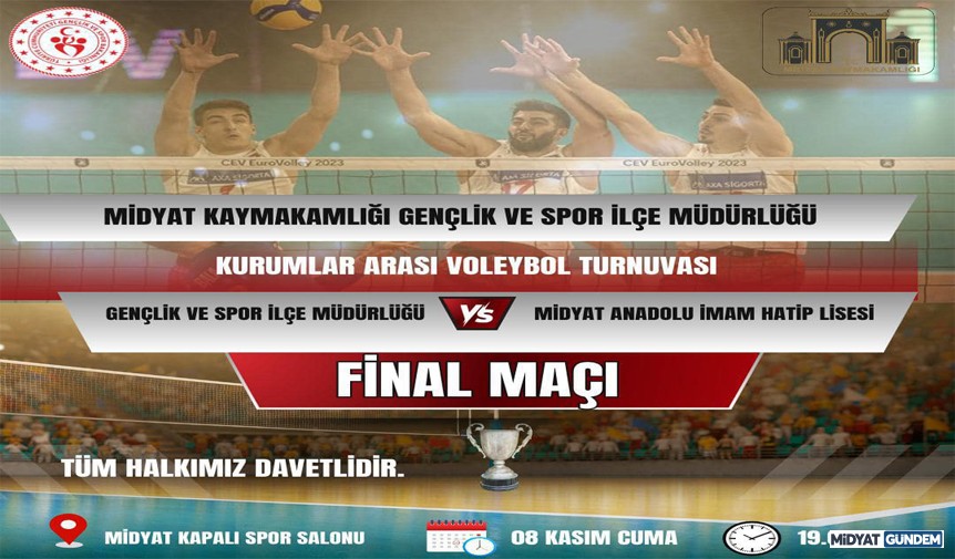 Midyat’ta Kurumlar Arası Voleybol Turnuvası Sona Erdi (5)