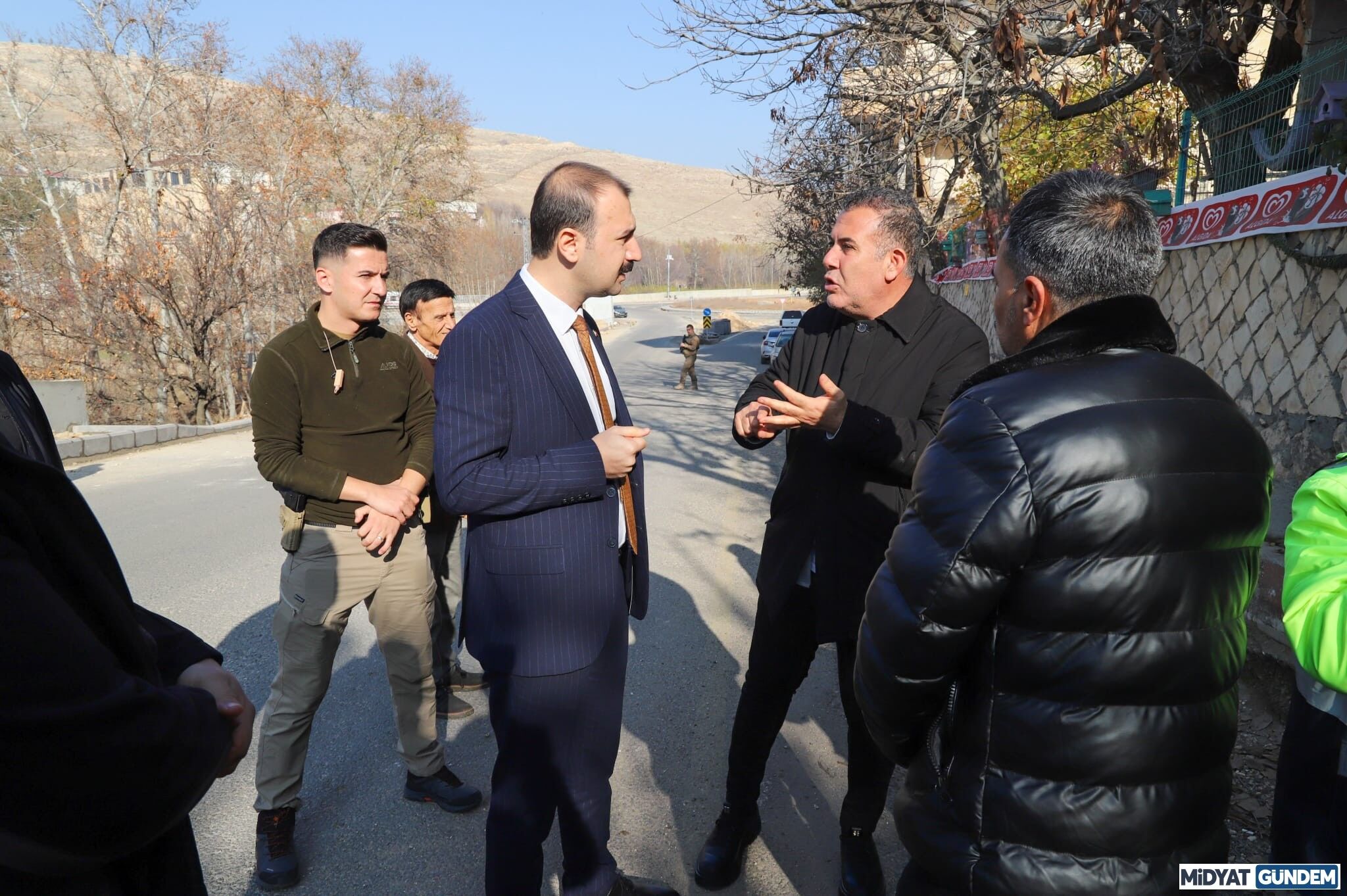 Savur’da, Altyapı Çalışmalarında Yerinde Inceleme (1)