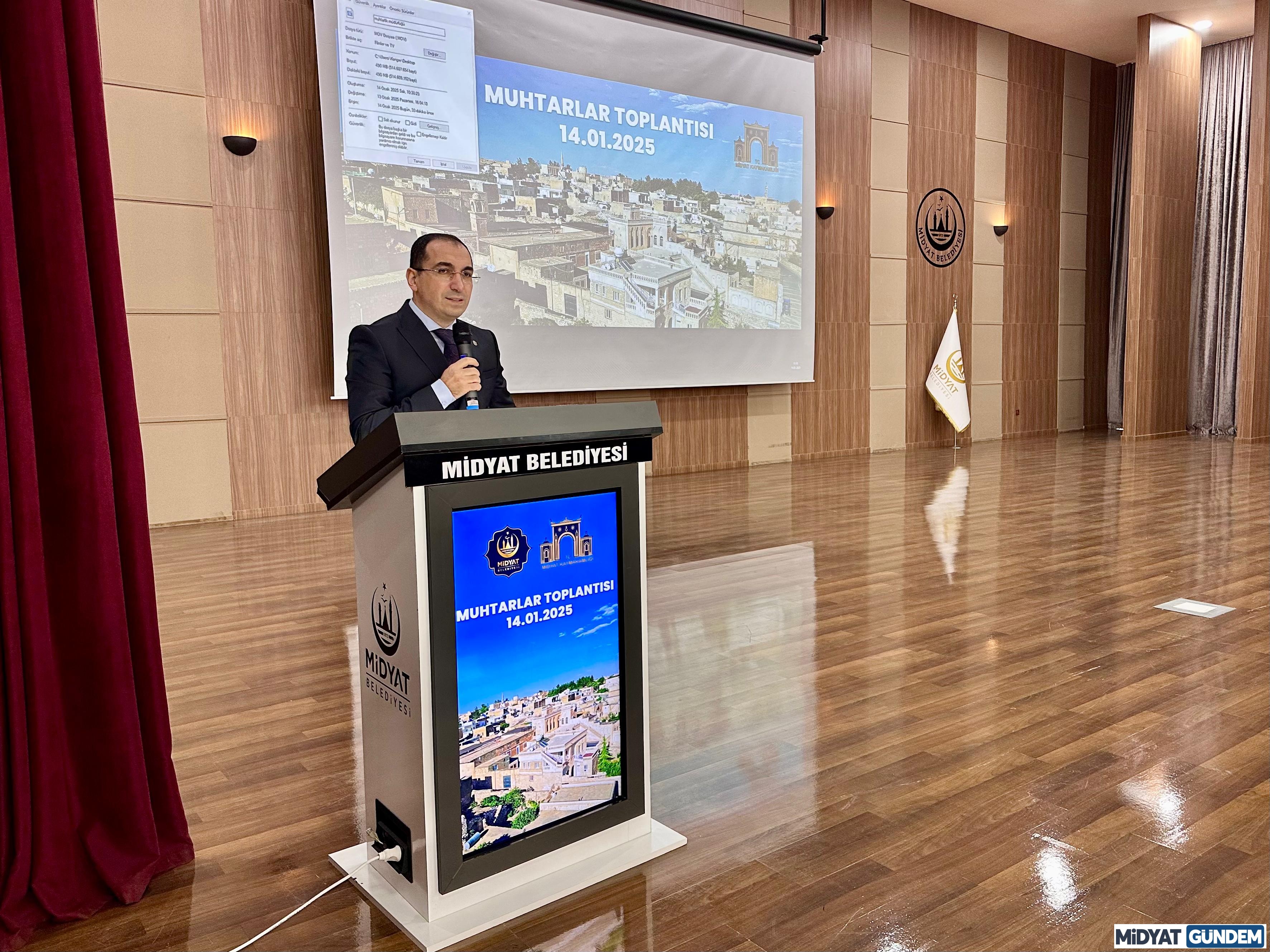 Midyat İlçe Kaymakamı Ömer Faruk Özdemir