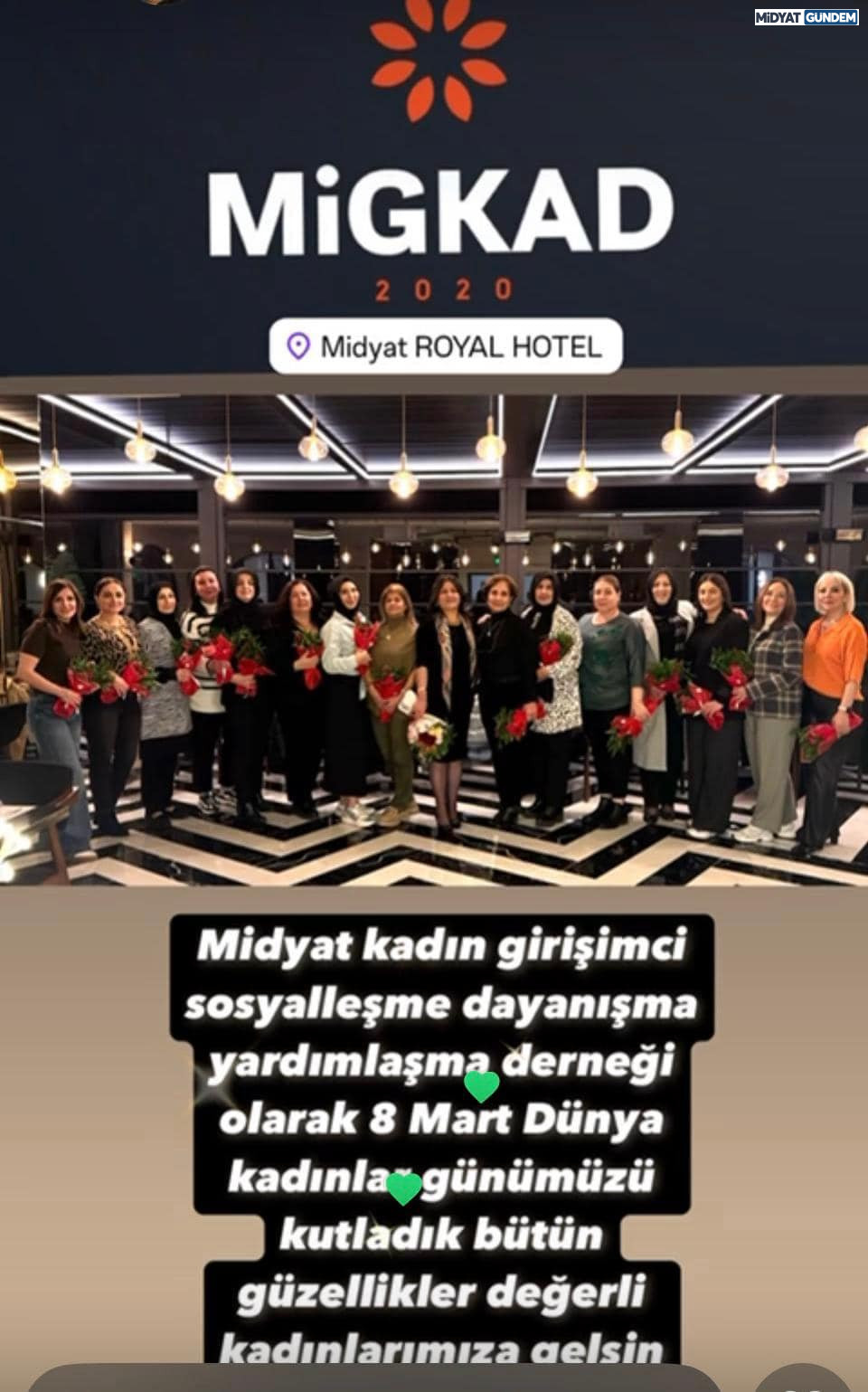 Migkad Midyat Royal Hotel’de 8 Mart Dünya Kadınlar Günü Kutlaması (2)