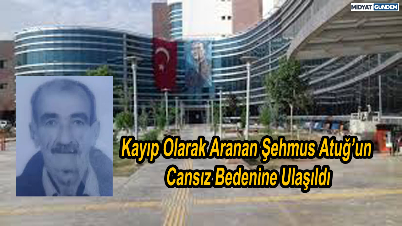Mardin'de Kayıp Olarak Aranan Şehmus Atuğ’un Cansız Bedenine Ulaşıldı