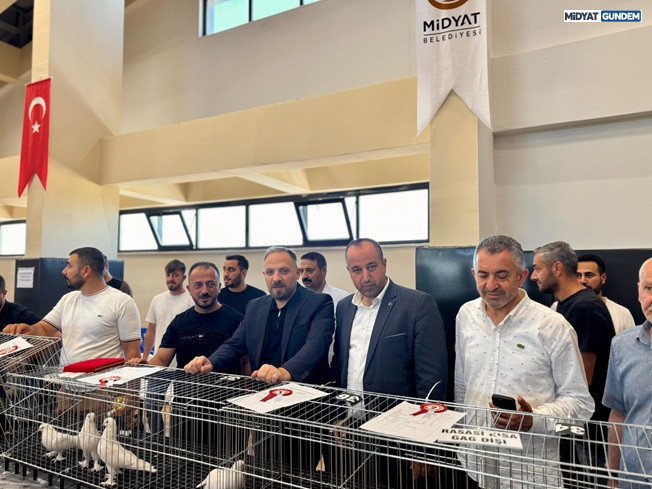 Musul Güvercin Tutkunları Midyat’ta Buluştu (2)