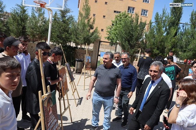 Şehit Mehmet Sait Barış Lisesi'nden Sanat Sergisi (2)