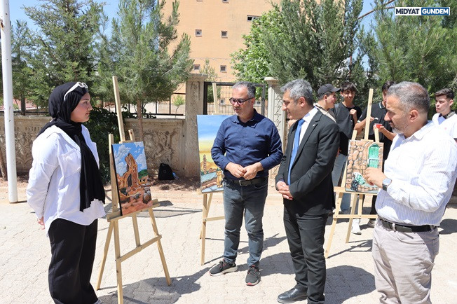 Şehit Mehmet Sait Barış Lisesi'nden Sanat Sergisi (3)