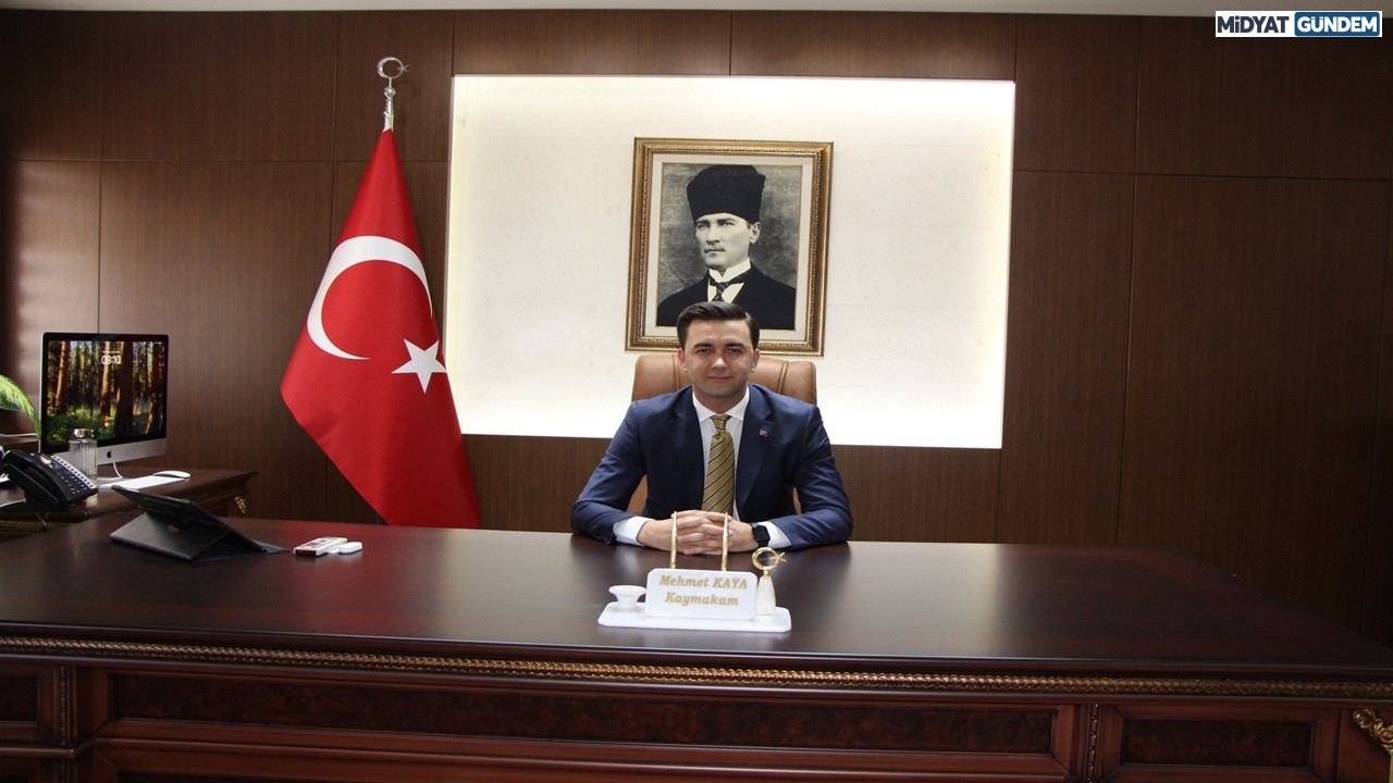 Midyat’ın Yeni Kaymakamı Mehmet Kaya Görevine Başladı