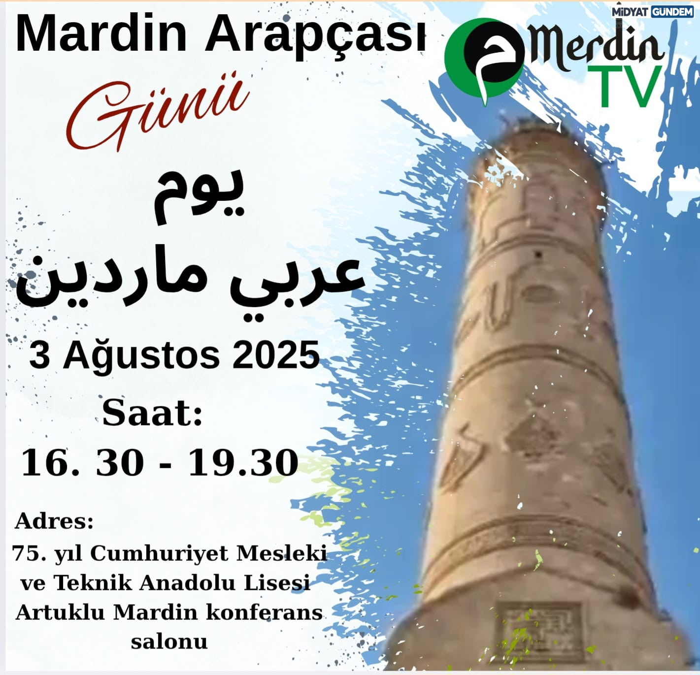 Mardin Arapçası Günü Programı