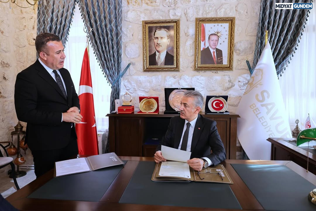 Mardin Valisi Akkoyun’dan Savur Belediyesine Ziyaret (1)