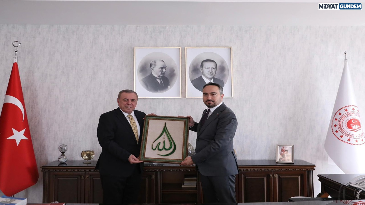 Başkan Şahin’den Bakan Yardımcısı Demiralp’e Ziyaret A