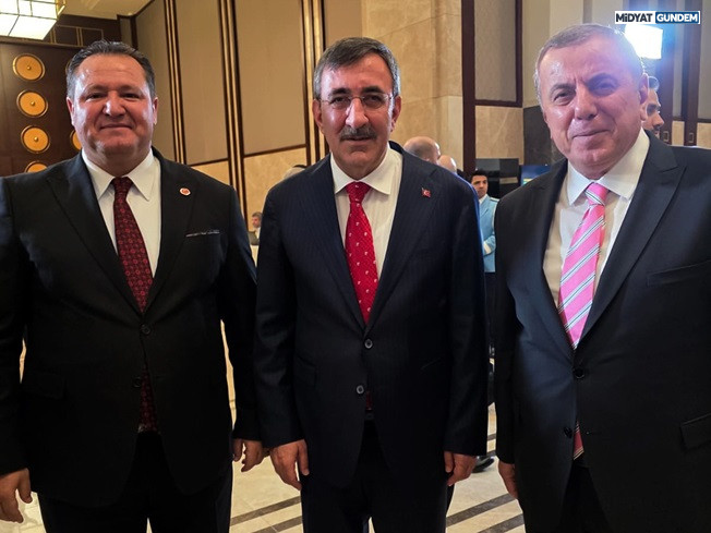 Midyat Belediye Başkanı Veysi Şahin, Cumhurbaşkanlığı Külliyesi’ndeki 29 Ekim Resepsiyonuna Katıldı C