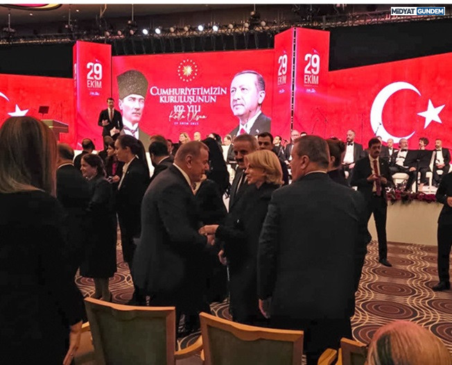 Midyat Belediye Başkanı Veysi Şahin, Cumhurbaşkanlığı Külliyesi’ndeki 29 Ekim Resepsiyonuna Katıldıd