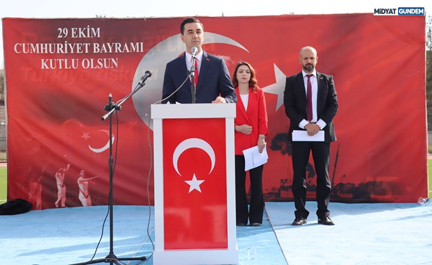 Midyat’ta 29 Ekim Cumhuriyet Bayramı'nın 102. Yılı Coşkuyla Kutlandı2